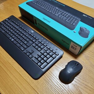 **[ used * beautiful goods ]logicool Logicool wireless key board + mouse MK545 ADVANCED**