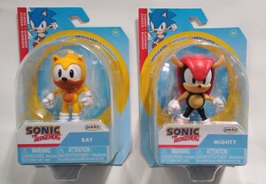 Jakks マイティー レイ ソニックザヘッジホッグのフィギュア セット