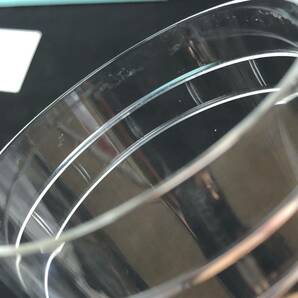 ティファニー TIFFANY &Co. アトラス ピルスナー シャンパングラス ペア 箱付き ガラス 食器 2客セット ペアグラス T100の画像4