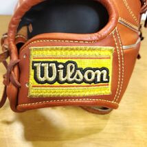 ウイルソン ベーシックラボ デュアルテクノロジー ハイグレードモデル Wilson 一般用大人サイズ 7 内野用 軟式グローブ_画像8