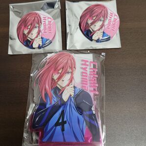 ブルーロック 映画 エピソード凪 千切豹馬 アクリルスタンド 缶バッジ×2