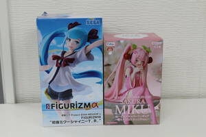 * unused Hatsune Miku Sakura Miku car i knee etc. figure summarize super-discount one jpy start 