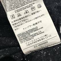 極美品【DIESEL/ディーゼル】大人見え/霜降りブラック！細身シルエット・ヘンリーネック 半袖Tシャツ S レーヨン混 メンズ _画像4