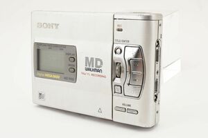 ポータブルミニディスクレコーダー SONY シルバー MZ-R50(ディスク挿入口破損)(2100675