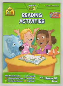 DELUXE EDITION READING ACTIVITIES, GRADES 1-2　AN I KNOW IT! BOOK　未使用品　英語ワークブック　洋書