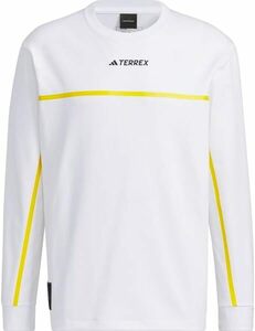 adidas Adidas National geo графика TERREX длинный рукав Tec футболка (M) белый *SALE!