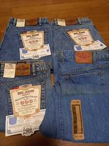  unused! rare ji- bread jeans Denim * made in Japan! Big John * Denim pants, set sale, that time thing! domestic production Denim pants Vintage 