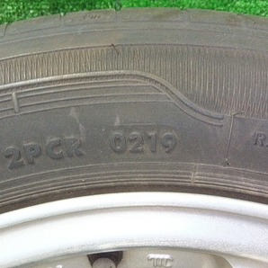 ブリヂストン BRIDGESTONE ECOFORME 15x5.5J OFF45 PCD100 4H ZEETEX ZT1000 175/65R15 アクア等に 売切!!の画像8