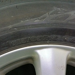 ブリヂストン BRIDGESTONE FEID 15x5J OFF51 PCD100 5H ブリヂストン BRIDGESTONE ブリザック BLIZZAK VRX2 185/65R15 売切!!の画像6