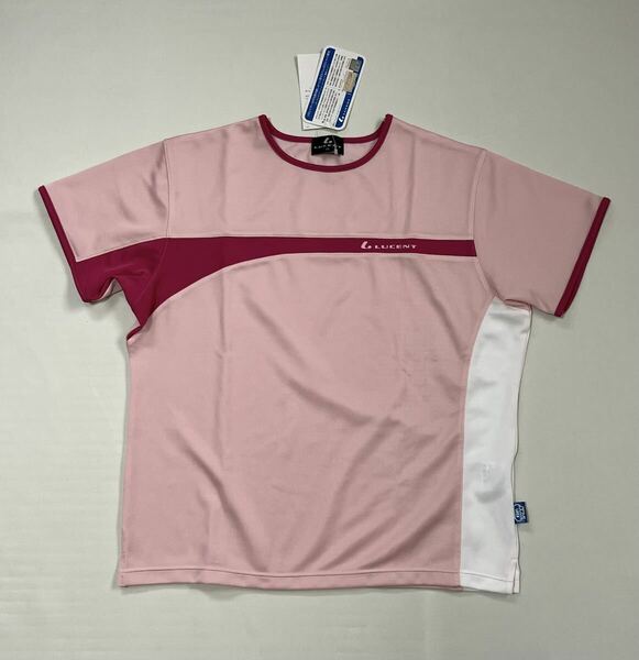 ルーセント　半袖Tシャツ　レディースOサイズ　UVレイヤー　ピンク　XLH2081