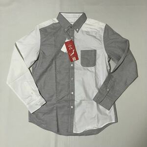 The Shop TK 長袖シャツ メンズXLサイズ　白/グレー　made in 長崎　616-85661