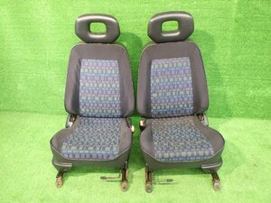 スズキ ジムニー JA22W フロントシート 左右セット 運転席シート/ドライバーシート 助手席シート/アシスタントシート バックル付