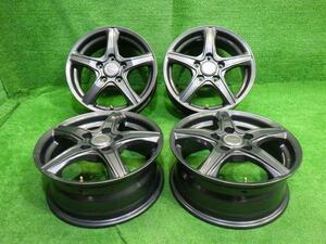  used after market Top Run wheel aluminium 15 -inch 6J 5 hole 4ps.@114.3