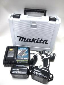 美品★makita/マキタ★充電式インパクトドライバ★TD149DRFXW★18V/3.0Ah