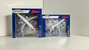 1/600 Schuco UNITED Airlines BOEING 787-8 / AIRFRANCE BOEING 777-300 旅客機 2個セット