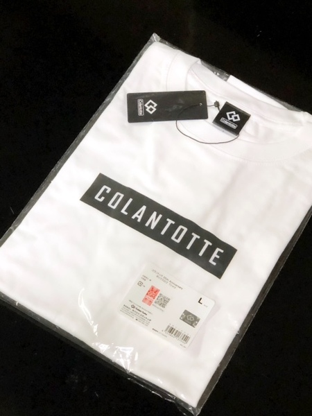 【g018-24】▽ Colantotte / コラントッテ 男性用 △ 25th Anniversary ボックスロゴTシャツ / Lサイズ ▽