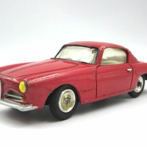 ■DINKY ディンキー TOYS アルファロメオ クーペ レッド系 185 ミニカー 乗用車 アンティーク ヴィンテージ コレクション品 当時物の画像1