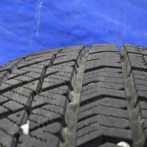 【宮城 塩釜発】中古 冬タイヤ・社外ホイールセ ット 4本 ブリヂストン BLIZZAK VRX2 145/80R13 2023年21週 9~10分山 ※個人宛発送不可の画像10