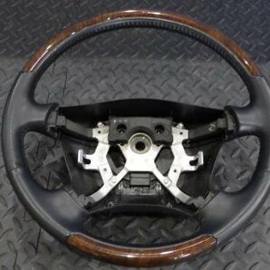 【宮城 塩釜発】中古 ステアリングホイール エルグランド CBA-E51 ハイウェイスター/ブラックレザーエディション 純正品の画像1