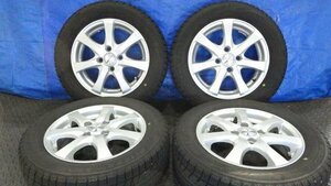 【宮城 塩釜発】中古 タイヤ・アルミホイールセット 4本 社外品 165/65R14 4.5J PCD100 オフセット+43 VRX 2020年製 ※個人宛発送不可