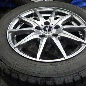 【宮城 塩釜発】中古 冬タイヤ・社外ホイールセット 4本 205/60R16 トーヨー GARIT GIZ 2023年製 9分山 SCHNEIDER ※個人宛発送不可の画像5