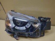 【岩手 盛岡発】中古 純正 デミオ 6BA-DJLAS 右ヘッドライト LED KOITO 100-18855 AFS 劣化有 点灯OK_画像1