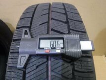 【岩手 盛岡発】中古 ブリヂストン スタッドレス 冬 タイヤ BLIZZAK VRX3 155/65R13 73Q 4本 2021年製_画像5