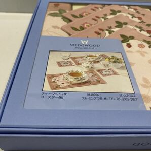 ウェッジウッド WEDGWOOD ティーマット コースター 未使用 グッズ TEA お茶 箱傷みの画像2