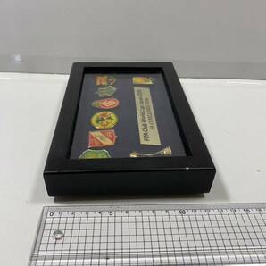 FIFA クラブワールドカップ JAPAN 2006 バッジ 飾り インテリア 中古 額入り サッカー プロサッカー グッズの画像4