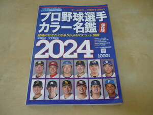 送165～[プロ野球選手カラー名鑑2024　日刊スポーツマガジン]　ゆうパケ188円