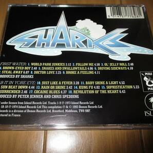 ★The Sharks（Chris Spedding）■輸入盤CD：First Water＋Jab It In Yore Eyeの画像3