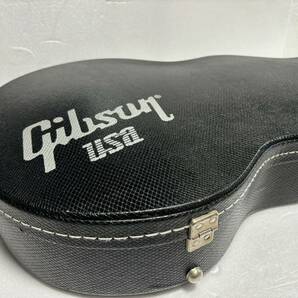 良品 GIBSON レスポール用 ハードケース ヘビ革 黒色の画像1