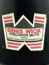 美品　DENIS WICK　PRECISION MUTE　アルミ 5504 BLACK_画像2