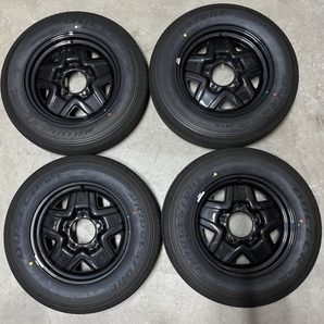 4本 新車外し ジムニー JB64W 純正 / スチールホイール 16×5.5J +22 5穴 PCD139.7 / タイヤ DUELER H/L 852 175/80R16 2023年製造の画像1