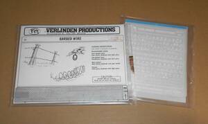 未開封♪バーリンデン・鉄条網＆1/35ドイツ軍車両用戦術マーク/VERLINDEN PRODUCTION BARBED WIRE&TACTICAL MARKINGS WWⅡ