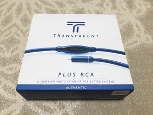 GWラスト3日セール！ 未開封 TRANSPARENT GENERATION 6 PLUS RCA 1m ペア sealed new アクシス 国内正規品 トランスペアレント