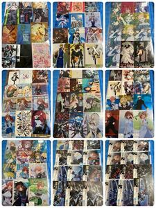 同梱不可　アニメグッズセット　クリアポスター　イラストボード　108枚　ガンダム　ウマ娘　まほあこ ごとよめ　ナルト　まとめ売り　大量