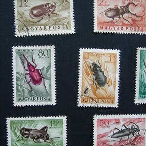 ハンガリーの昆虫切手 10種一組 印アリの画像2
