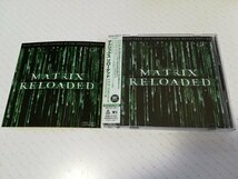 MATRIX RELOADED マトリックス・リローデッド SoundTrack 日本盤 2CD 帯あり 日本語解説書あり 特典ステッカーあり　　3-0208_画像1