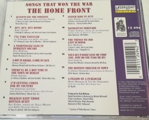 SONGS THAT WON THE WAR VOL1~5 V.A. US盤 CD 94年盤 フランク・シナトラ ペギー・リー トミー・ドシー ベニー・グッドマン　　3-0468_画像8