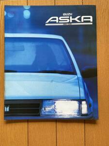 * old car catalog * ISUZU ASKA Isuzu automobile Aska A