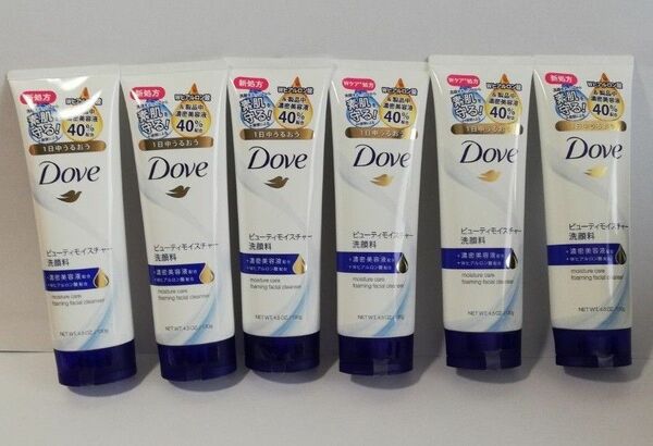 ダヴ　ビューティーモイスチャー　　　Dove 洗顔　6本セット