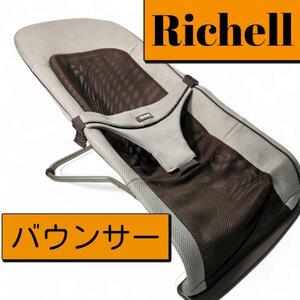 [ beautiful goods ]Richell Ricci .ru bouncer / bow nsing seat 