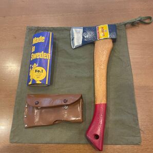 スウェーデン製 斧 薪割り アウトドア キャンプ の画像2