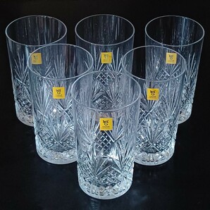 KAGAMI CRYSTAL カガミクリスタル タンブラー グラス カットガラス 切子 中古 送料無料 即決の画像1