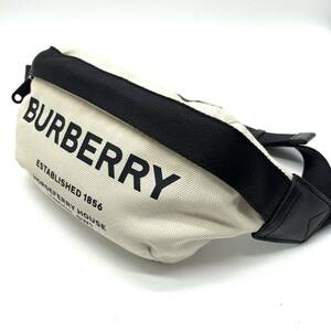 1 иен ~ превосходный товар [ действующий ]BURBERRY Burberry сумка "body" поясная сумка плечо кожа натуральная кожа парусина наклонный .. бизнес мужской 