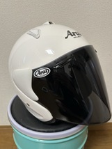 ARAI HELMET SZ-M ホワイト Mサイズ_画像2