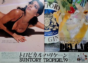 ★SUNTORY/サントリー ドライ・ジン 広告切り抜き2P