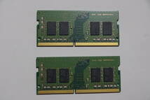 ☆8GB×2枚セット SAMSUNG M471A1K43CB1 8GB PC4-19200 DDR4-2400 ノートPC用メモリ 260pin SO-DIMM 合計16GB 1_画像2