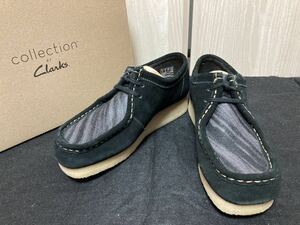 新品Clarks(クラークス) パドモラ オックスフォードカジュアルシューズブラックコンビ22cmレディース本革本皮ワラビーモカシン